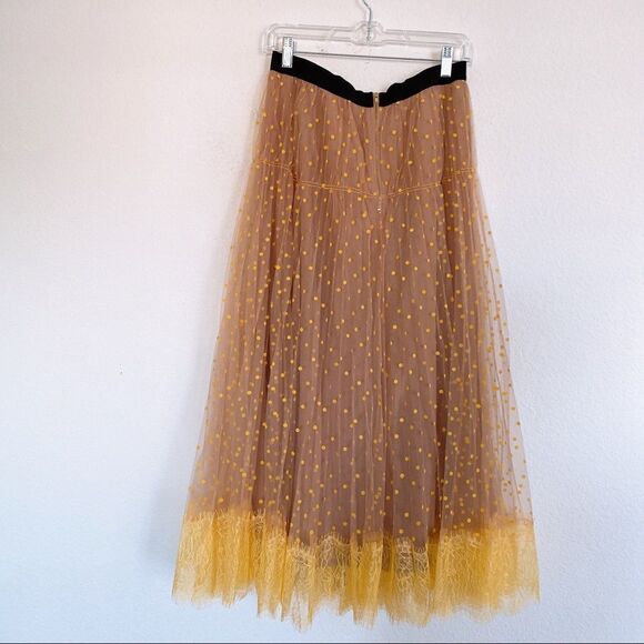 Self-Portrait Polka Dot MIDI Skirt - Picture 11 of 13